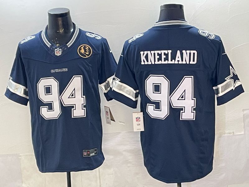 Men 2026 Dallas Cowboys #94 Kneeland Blue 3th generations Nike Limited NFL Jersey style 03->dallas cowboys->NFL Jersey